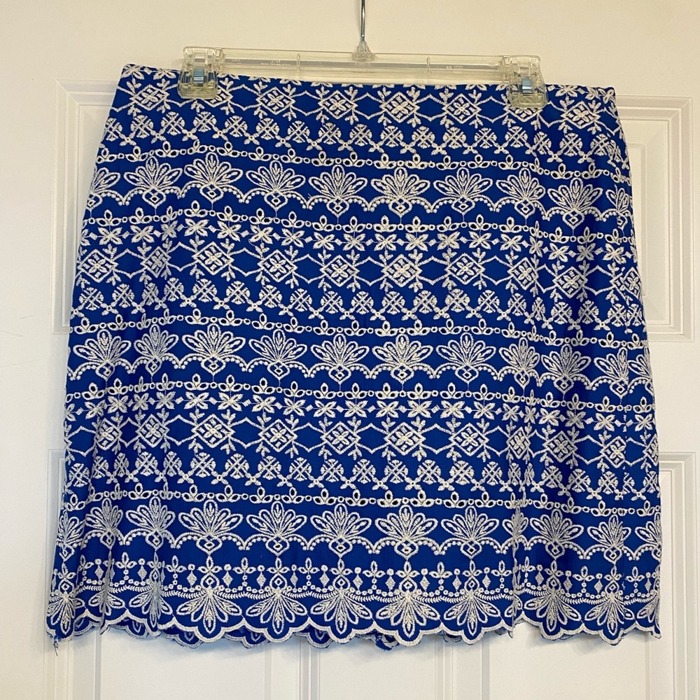 Loft Embroidered Skirt